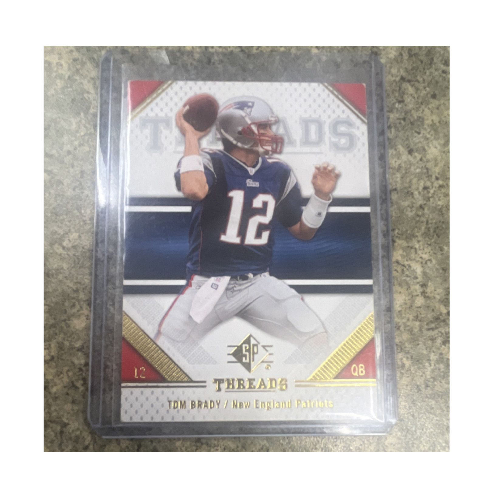 Upper Deck 2009 SP Threads Tom Brady #93 New England Patriots Base Set