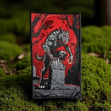 WereWolf Embroidery Patch 5.92" X 3.45"