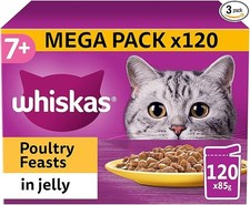 This Poultry Feasts Mixed Senior Wet Cat Food Pouches in Jelly 120 x 85g 4.76 per kilo