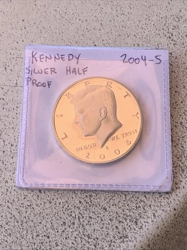 2004 S Proof Kennedy Half Dollar 50 Cent Piece 90% Silver Uncirculated