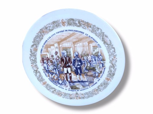 LOT OF (5) VINTAGE 1974 D’ARCEAU-LIMOGES collector Plates Numbered MINT CONDTION - Picture 2 of 16