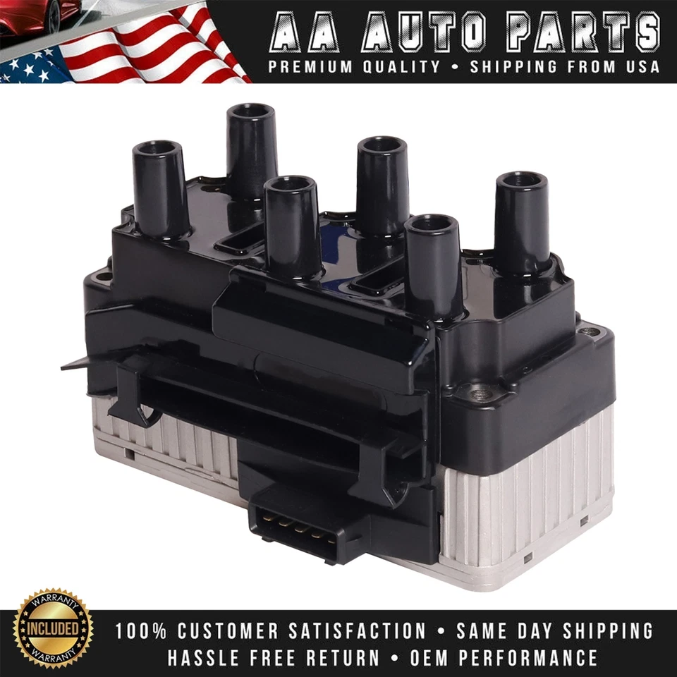 Bobina de encendido y 6 bujías NGK Platinum para Volkswagen EuroVan 1997-2002 2,8 L Foto 2 de 4