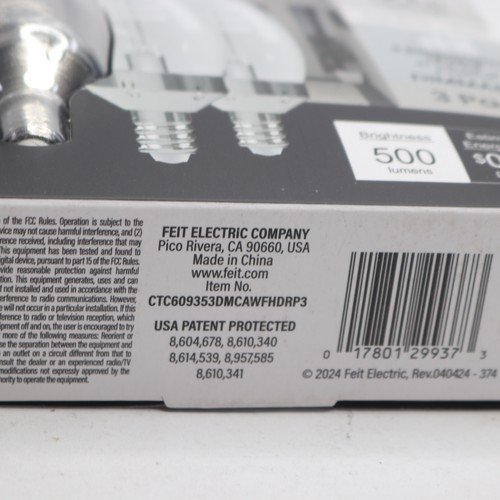 Feit Electric LED Light Bulb CTC609353DMCAWFHDRP3 - Picture 2 of 4
