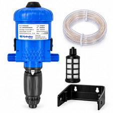 Hydrakos D25 Water Powered Dosing Pump 1-5% 11 GPM FPM/PP Chemical Injector