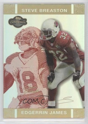 2007 Co-Signers Red Changing Faces Hyper Gold 29/50 Edgerrin James Rookie RC 0k0