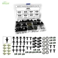 80pcs For Lexus Body Bolts U-nut Clips Engine Under Cover Splash Shield Guard