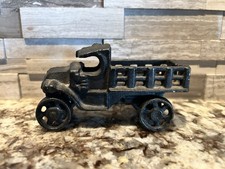 Vintage Unbranded Cast Iron 1930's Style Delivery/Farm Truck