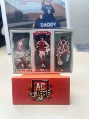 1981 Topps English League John Hollins Carl Harris Brendan O'Callaghan RC (127)