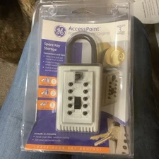 GE 001000 RESIDENTIAL PORTBLE PUSHBUTTON KEY SAFE