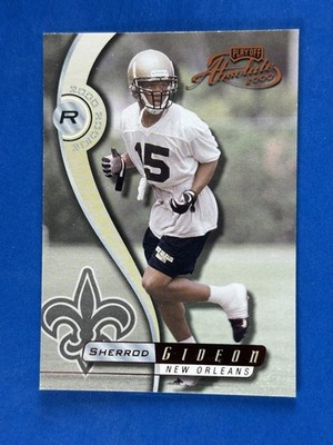 2000 Playoff Absolute #170 Sherrod Gideon New Orleans Saints #/3000 (34887)