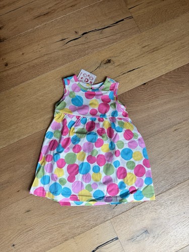 Hanna Andersson Dotted Dress, Size 80 cm/20-27 lbs/18-24 months, New with Tags! - Picture 2 of 3