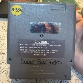 Tasca laterale Nintendo NES 1992 scatola manuale dati est