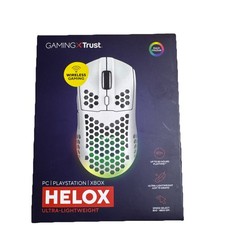 Image of Trust GXT 929 Helox Wireless Gaming Mouse In White. It Is An Ultra-lightweight.