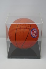 Detroit Pistons 1989-90 Championship Bad Boys Era Team Signed Basketball