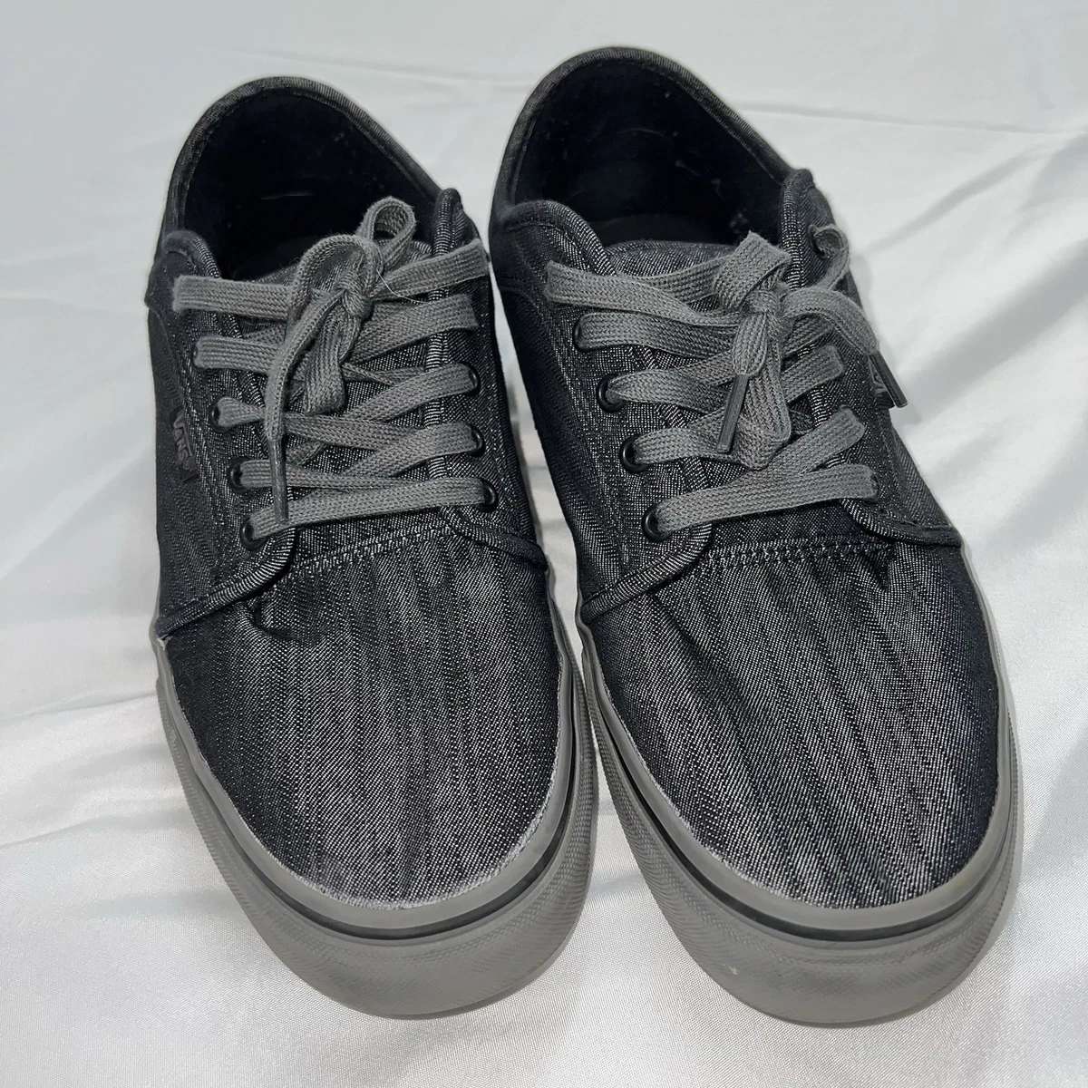 VANS Mens Chukka Low (Leaves) Blue Twill Skateboard Sneakers Shoes Size 10.5 VANS Chukka Low Athletic Shoes for Sale | Authenticity  main image 3