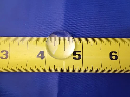 85 Pcs 20mm (3/4") Glass Dome Cabochons Clear Round Tiles, Transparent image 2