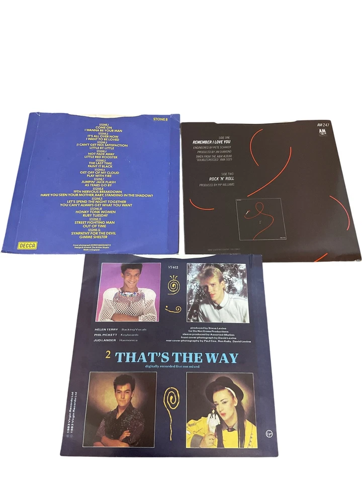 Retro 17 x 7" Vinyl Record Single Collection- Bundle Varoius Artists - Image 3 of 4