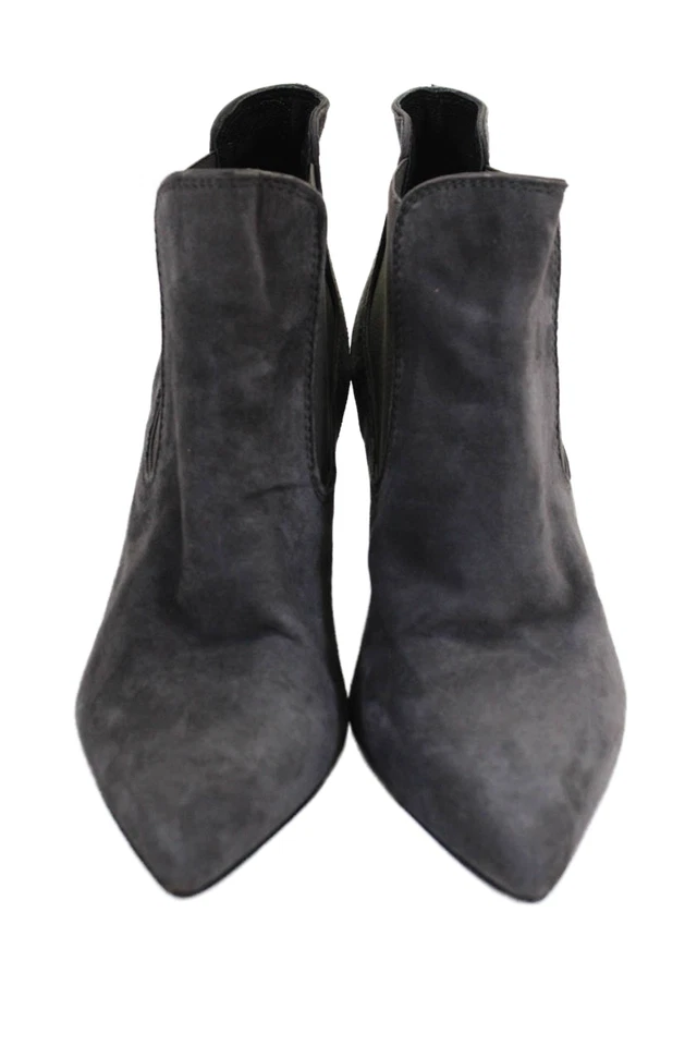 Pedro Garcia Mujer Gamuza Botines Gris Talla Eur 38 1/2 Foto 2 de 4