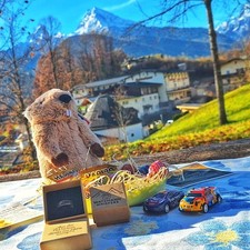 Geschenkbox mit Murmeltier Plüschtier & kleinen Schätzen – Liebevolles-Geschenk