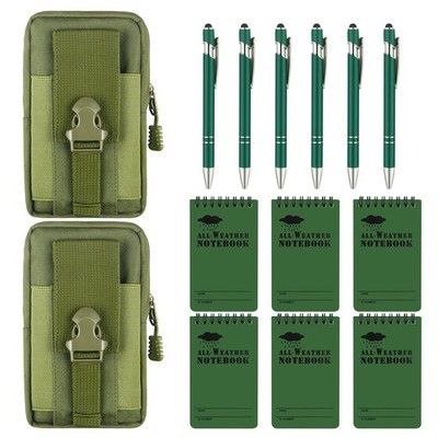 14 PCS Waterproof Notebook, 3 x 5 Inch Pocket Notebook with Weatherproof Pen ...