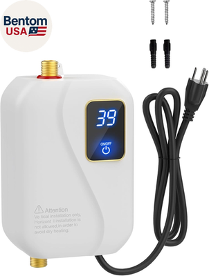 #ad Electric Tankless Water Heater 110V 3000W under Sink Instant Hot Water Heater w $91.43