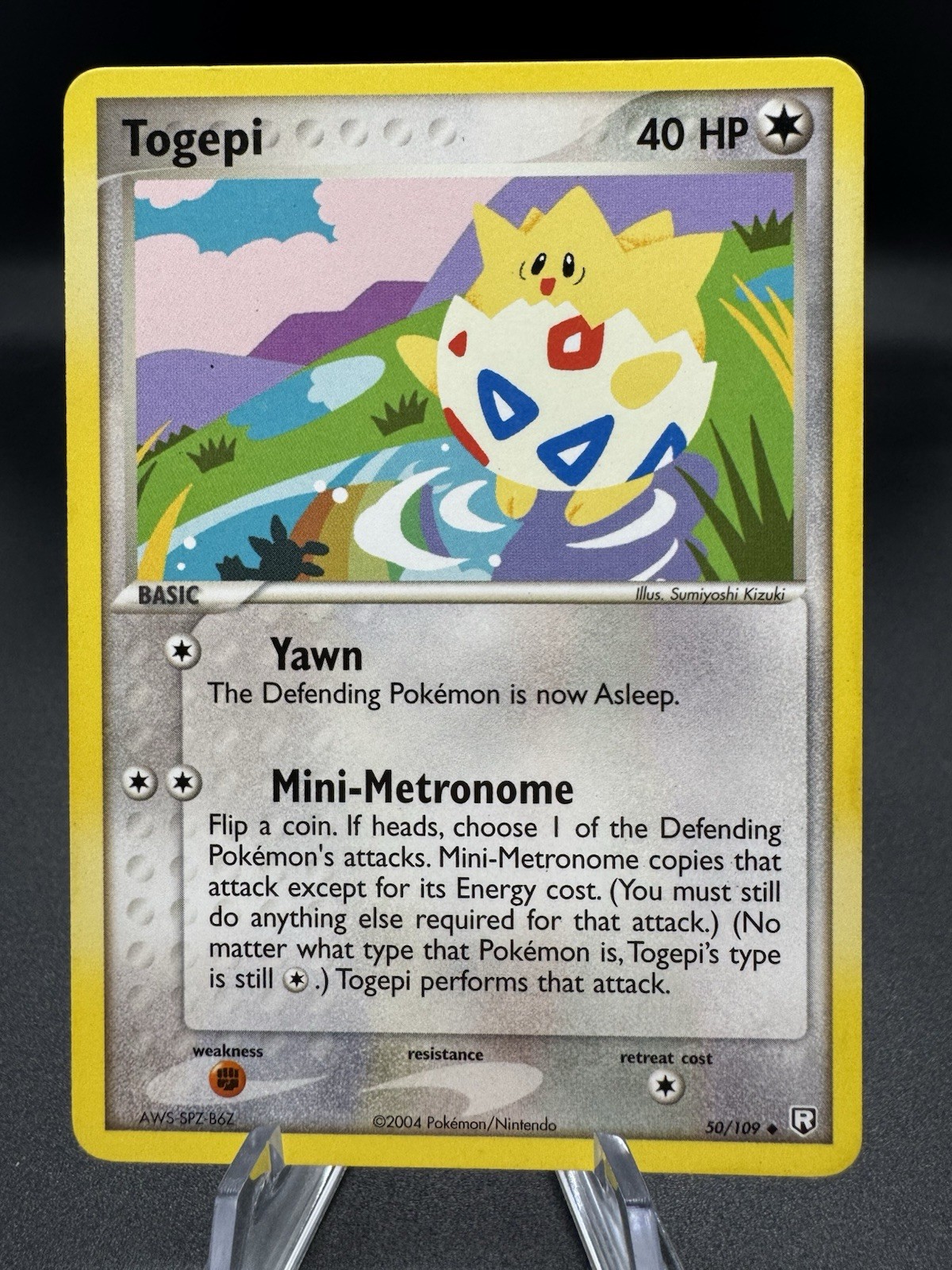 Pokemon TCG Togepi 50/109 Team Rocket Returns Uncommon Non Holo LP