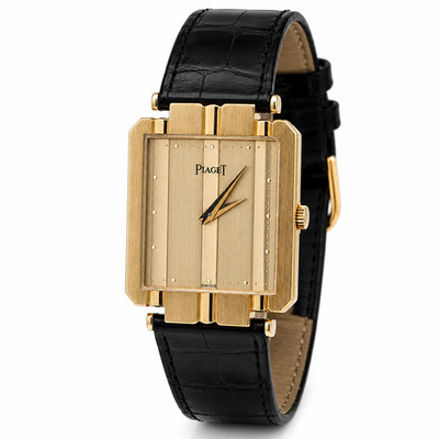 Vintage Piaget Polo 24mm 18k Yellow Gold Quartz Watch Ref. 8113