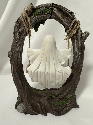 Sweet Street Figurine Halloween Ghost On Tree Swing Viral 2025 NEW - Picture 7 of 11