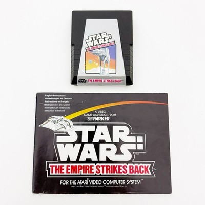 Star Wars The Empire Strikes Back Atari 2600 Spiel Modul mit Anleitung PAL