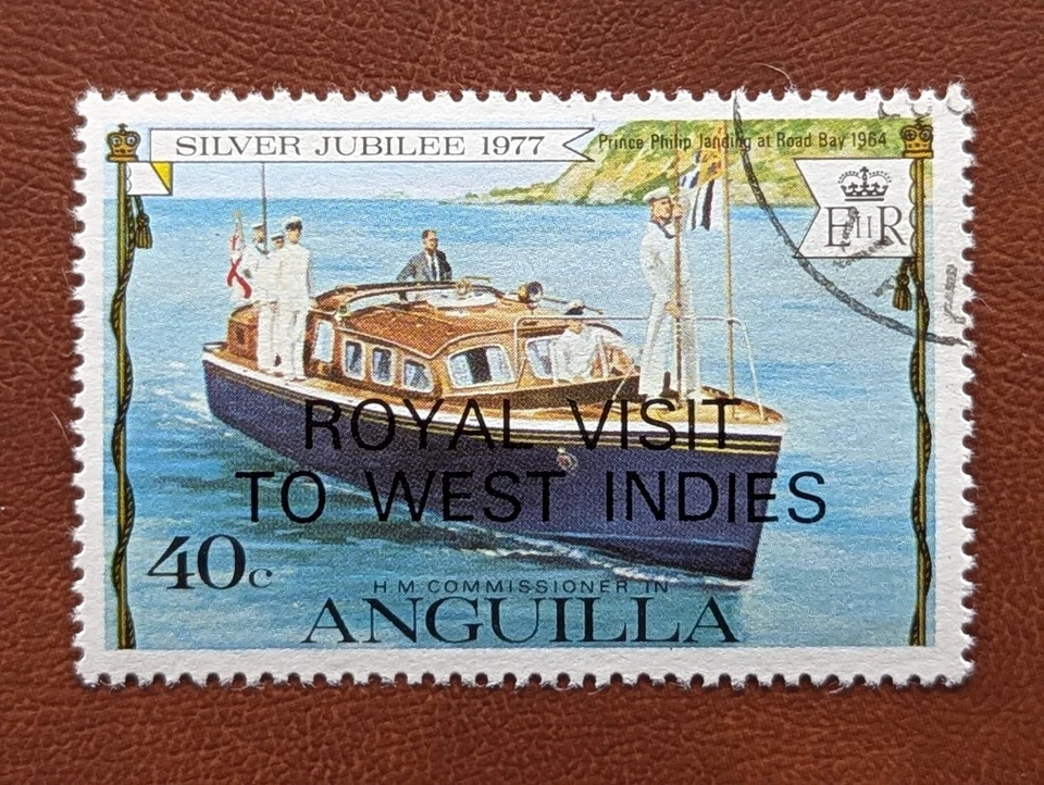Anguilla 1977 Used Royal Visit Overprint Set. L116 - Image 4 of 4