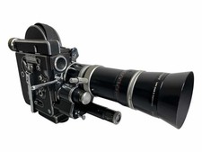 Paillard Bolex H16 Reflex 16mm Cinema Movie Camera W Vario Switar Zoom Lense 