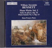 STERNDALE BENNETT 1816-1875 'PIANO WORKS VOL.2': SUITE DE - V/A - CD -