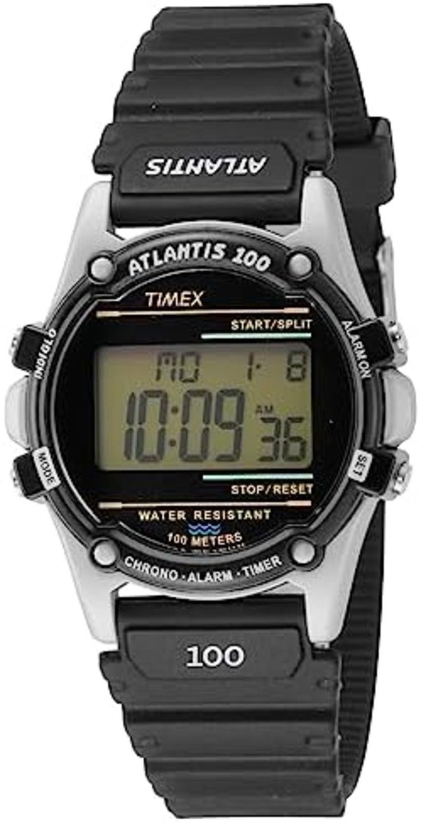 TIMEX Watch Atlantis 100 TW2U31000 Black Free Shipping with