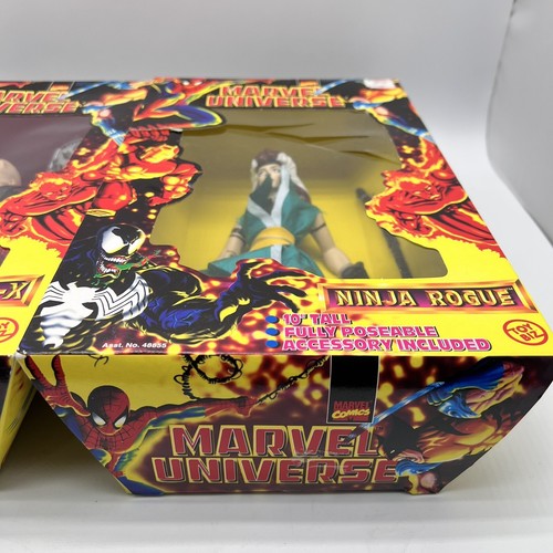Marvel Professor X And Ninja Rogue Action Figure Set Of 2 10in Toybiz 1997 New - Picture 15 of 17