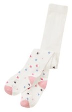 Gymboree Nwt Cozy Fairytale Multi Color Pastel Star Tights Infant Girl 12-24 M