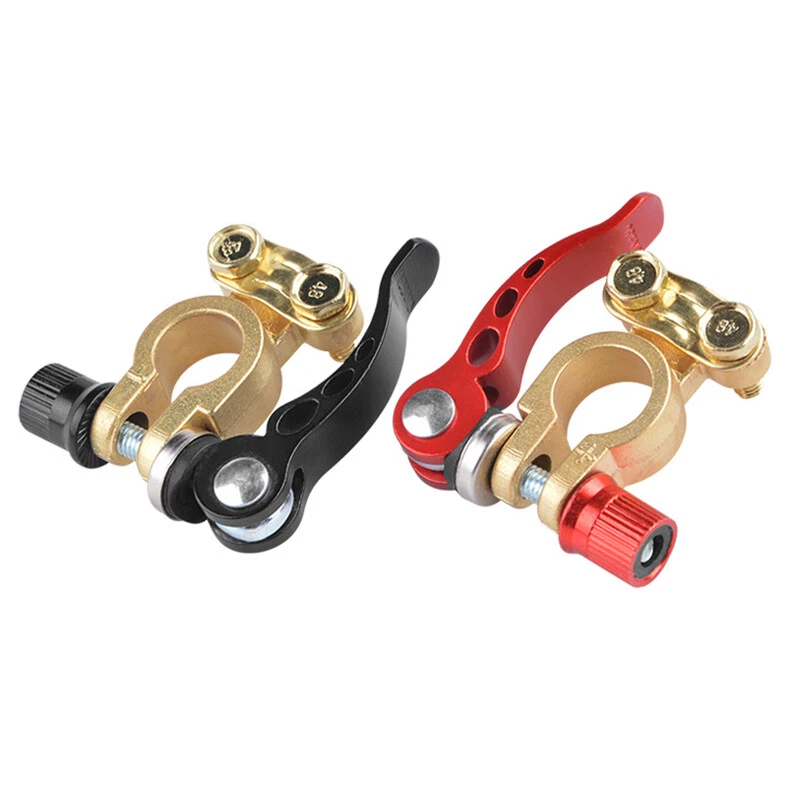 Enlace interruptor de desconexión terminal de batería de remolque automático universal de cobre puro de 2 piezas Foto 2 de 4