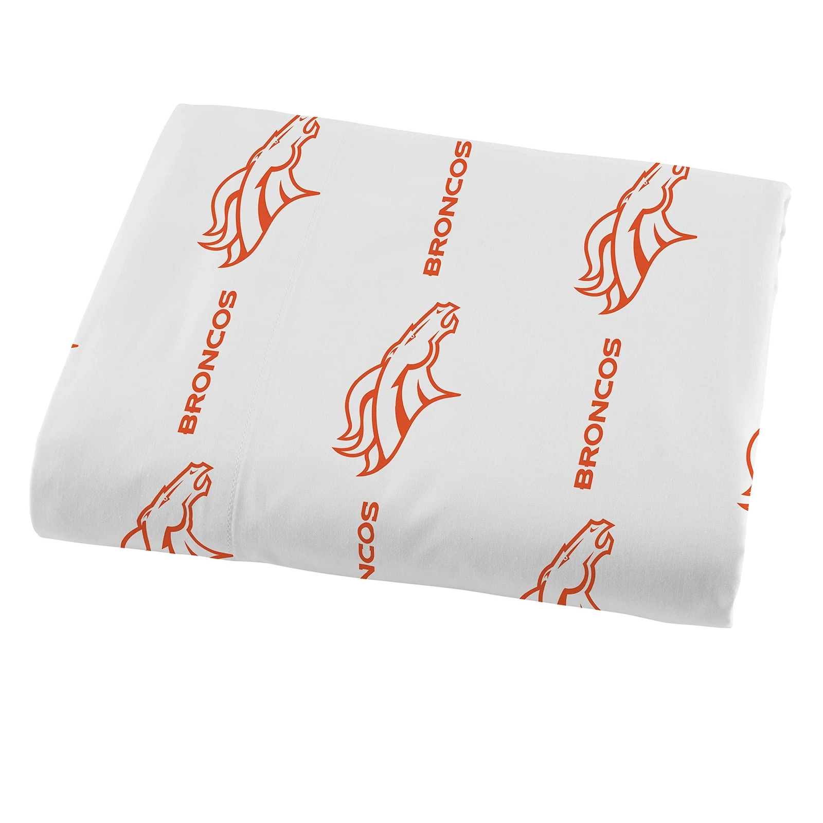 Northwest Football Denver Broncos Rotary Queen Bedding Set