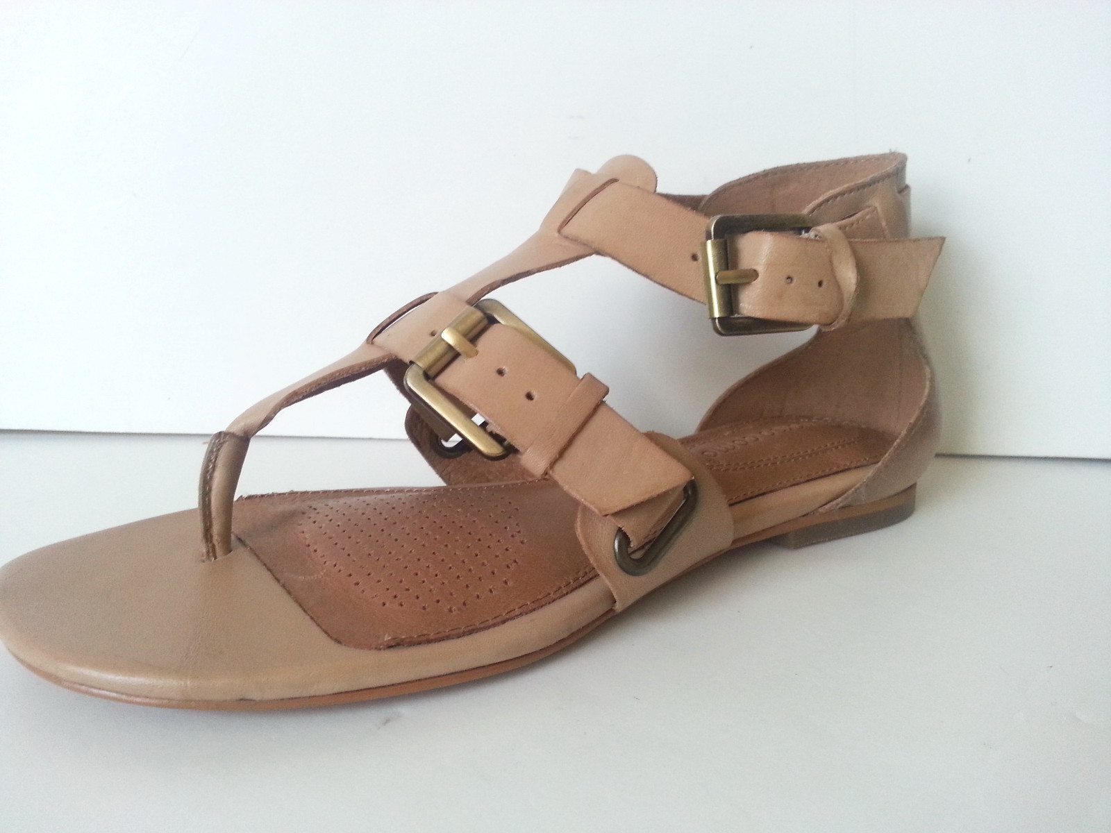 New Corso Como Women's Sangria Sandal Leather Flat Sandals Sz 6 M New Corso Como Women's Sangria Sandal Leather Flat Sandals Sz 6 M