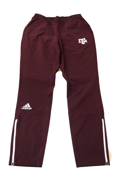 Adidas NCAA Texas A&M Uni. Темно-бордовые женские брюки Темно-бордовый/Белый dh4879 