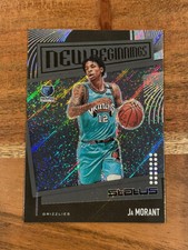 Ja Morant 2019-20 Panini Status New Beginnings Rookie RC Asia Tmall NRMT+ Grizz!