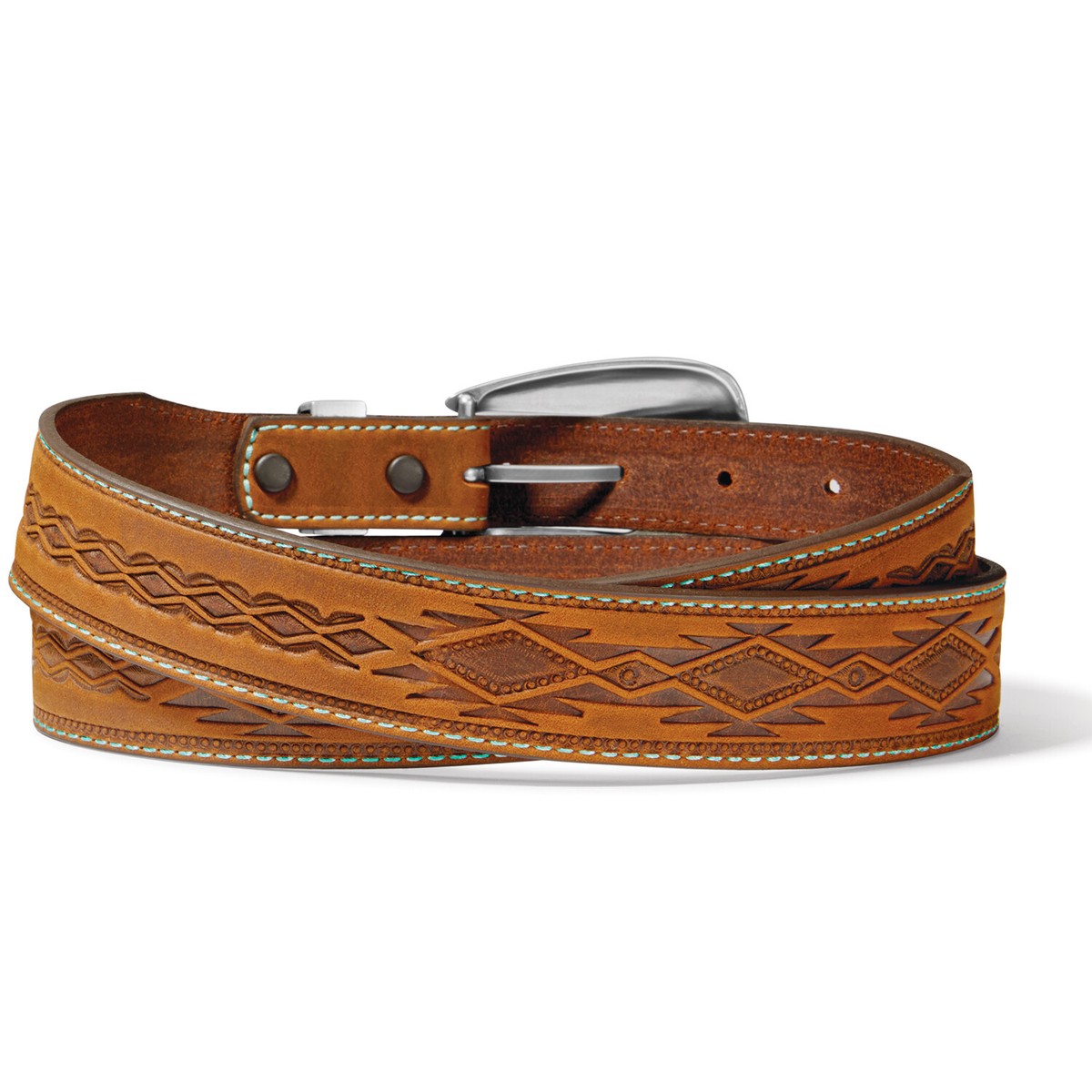 ハンドメイドつ Tony Lama Ladies Brown Dakota Belt C51299 | eBay