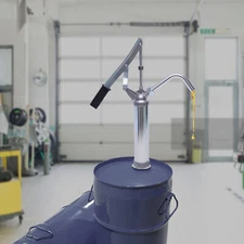 Barrel Pump Oil Transfer Pump w/Telescopic Suction Tube fits 30-55gal Drum