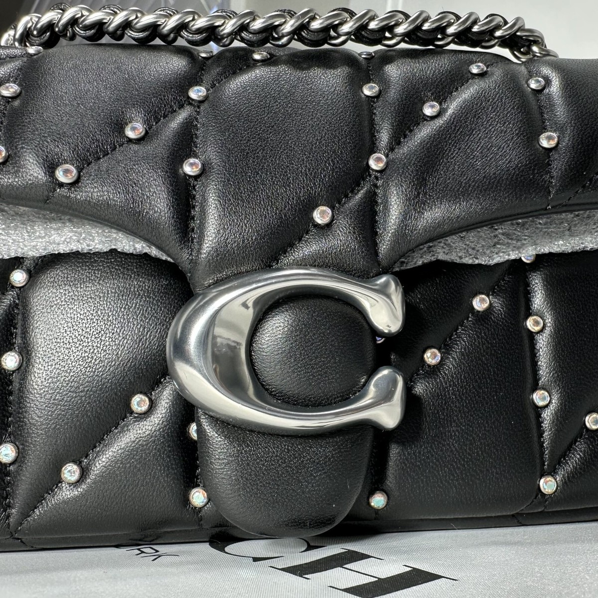 Coach Tabby Shoulder Bag 20 With Pillow Quilting And Crystal