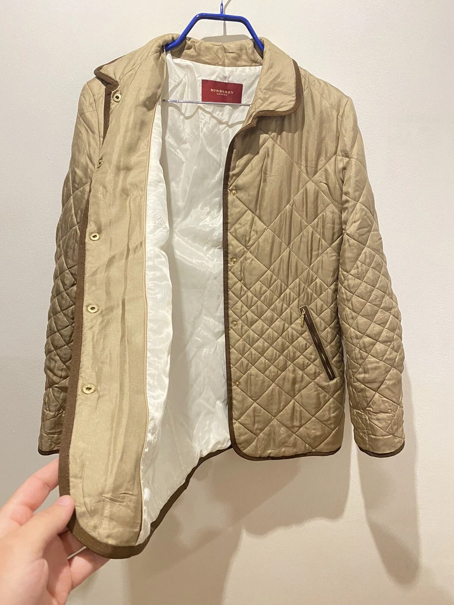 Burberry quilted jacket on clearance ebay