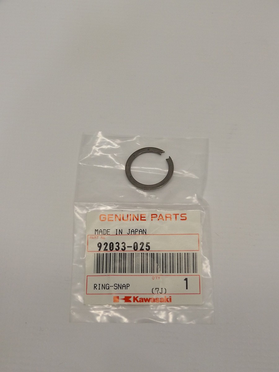 NOS KAWASAKI 92033-025 TRANSMISSION CIRCLIP KLF300 ZX600 ZX750