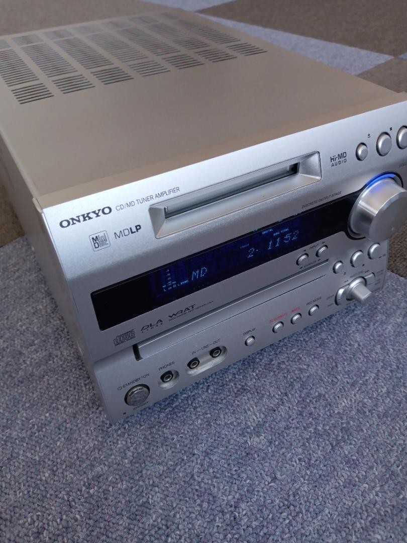 ONKYO FR-N9X CD MD TUNER AMPLIFIER Main Body Only Tested