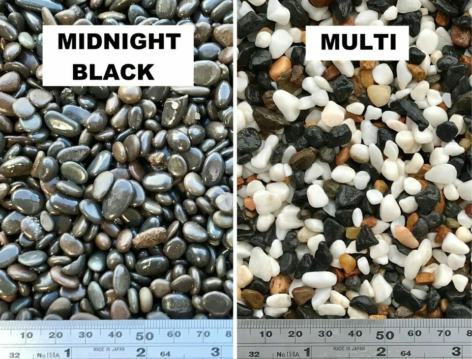 Aquarium Natural Gravels Gravel Pebbles Stones Fish Tank Aquascape Terrarium 1KG - image 3 of 4