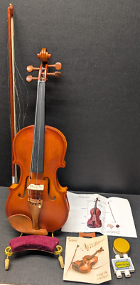 1/4 Size Acoustic Violin, Case, Bow, Shoulder Rest and Natural Rosin For Kids
