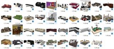 Materiales de modelado Sketchup, muebles para el hogar, diseño de interiores, monolítico, muebles
