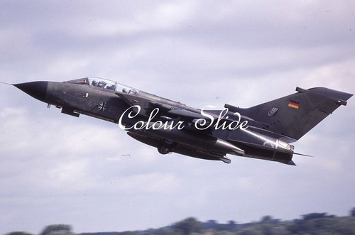 German AF Tornado IDS 44+95, Fairford, 7.07, Colour Slide, Aviation Aircraft
